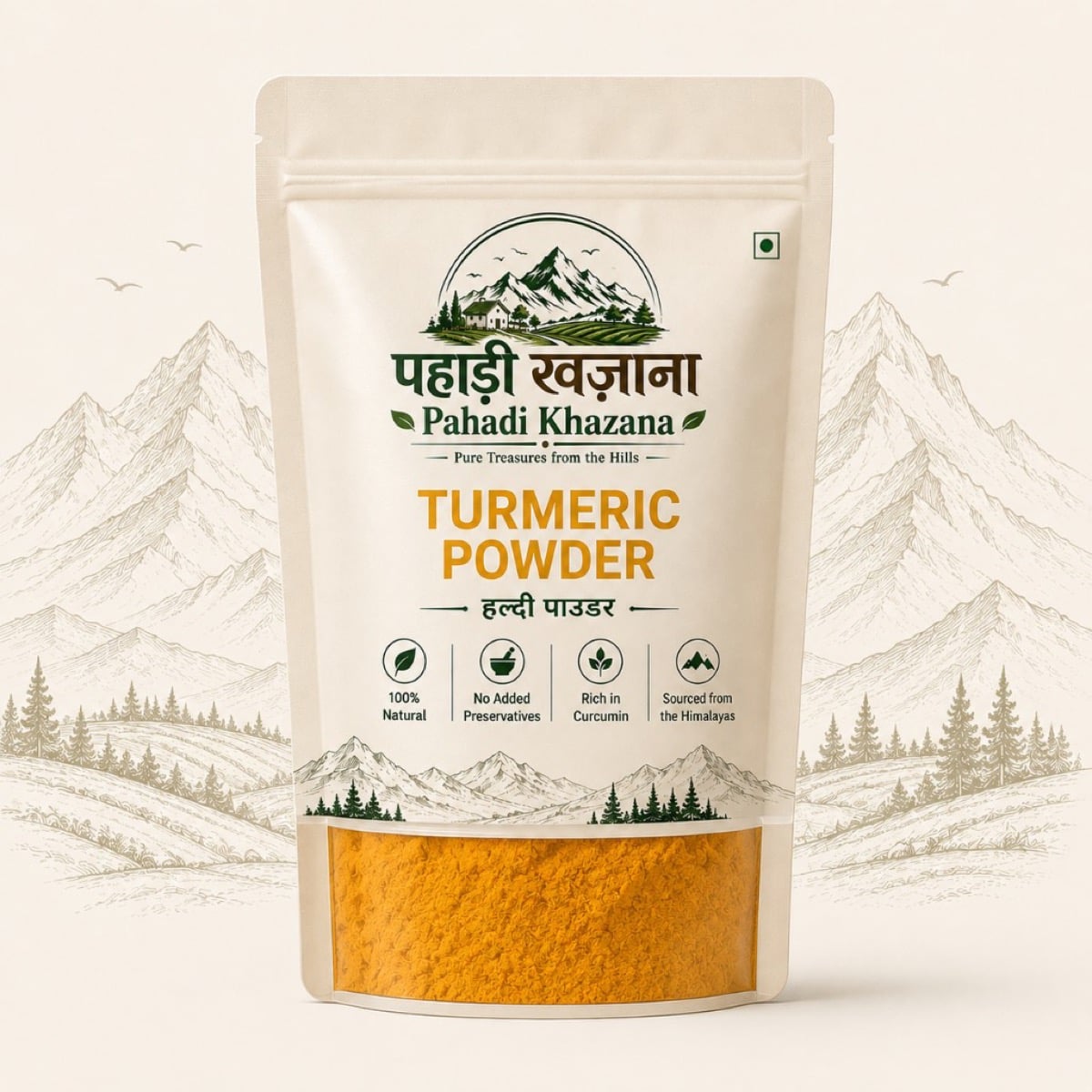 Pahadi Khazana Turmeric Powder