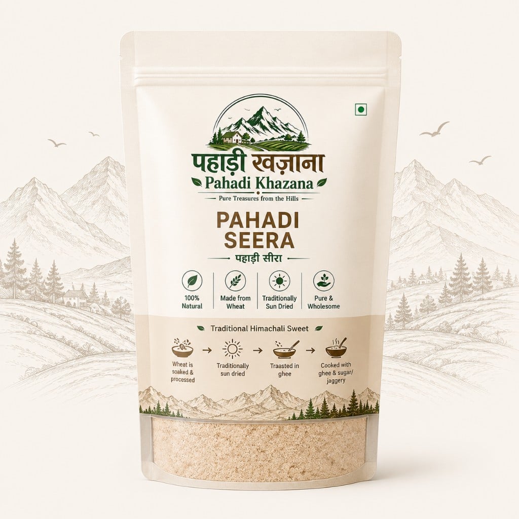 Pahadi Khazana Seera — Traditional Himachali Sweet